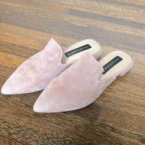 STEVEN by Steve Madden Pink suede Mule 7.5